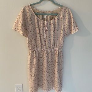 J. Crew silk chiffon floral print blouson agate dress. Size 6. NWT.